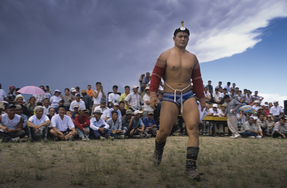 Naadam Wrestlers Mongolia, Ringer Mongolei - copyright 2013 Sven Zellner/Agentur Focus